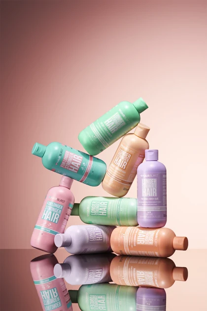 شامپو هیربرست Hairburst سبز ضد چربی، اسکالپ و شوره حجم 350ml