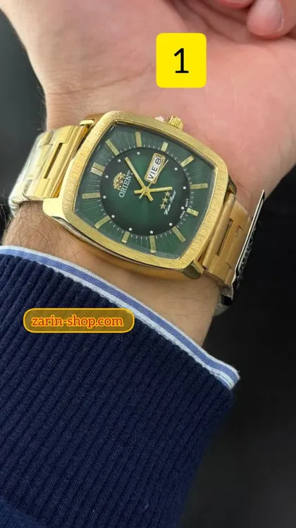 ساعت مربعی اورینت ژاپنی مردانه