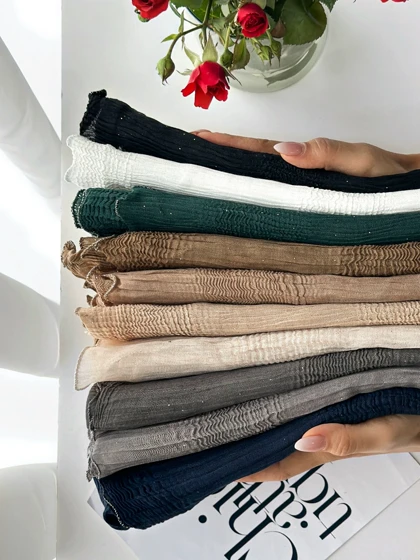 شال پلیسه زیپی