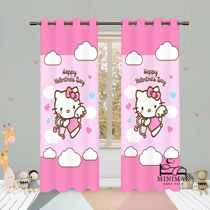 پرده کودک طرح کیتی مدل W5139