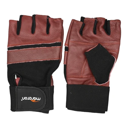 دستکش بدنسازی ماراتن مدل 402L840 زرشکی