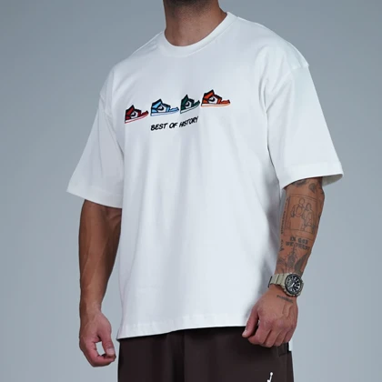 تیشرت گلدوزی طرح SNEAKERS کد 171231