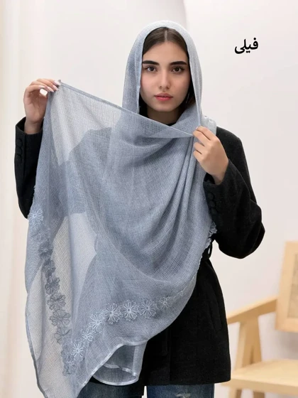 3820-شال حصیری گل برجسته