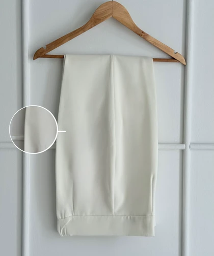 شلوار زنانه classic plus سفید Outlet collection