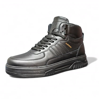 کفش آدیداس ساق‌دار چرمی مشکی