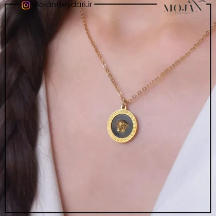 گردنبند ورساچه مشکی کد471