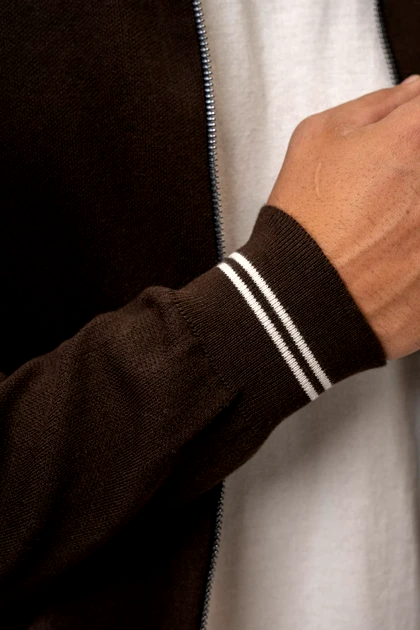 سویشرت بافت یقه خلبانی مردانه