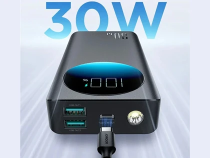 پاور بانک 20000 تایپ سی و یو اس بی 30 وات جویروم JR-PBF02