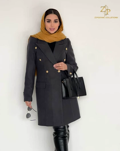 پالتو فوتر کوبیده زنانه آیشین