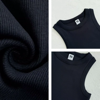 تاپ کراپ زنانه کبریتی مشکی