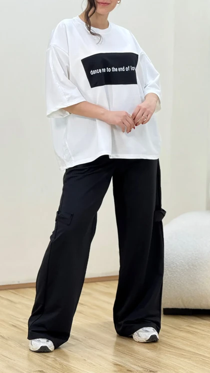 ست تیشرت وشلوار دنس گلکسی