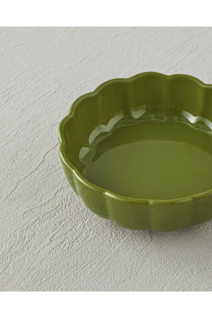 ظرف فر گرد English Home مدل Cottage Stoneware - سبز تیره