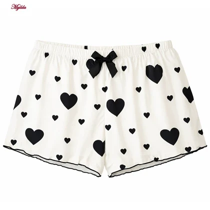 لباس خواب زنانه ماییلدا مدل قلبی کد 5623-4801