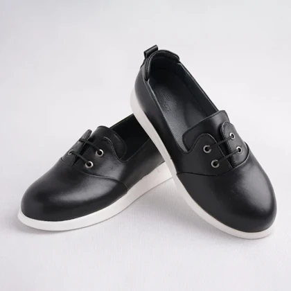 کفش چرم کالج زنانه 6078