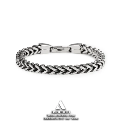 دستبند استیل Steel Braided Bracelet K3