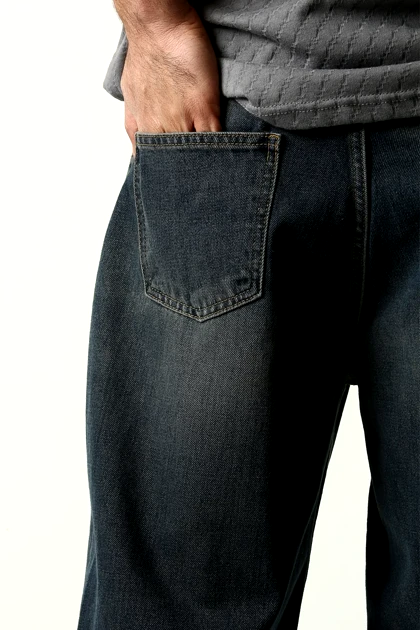 شلوارجین نیم بگ مردانه