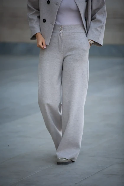 شلوار زنانه فوتر نیم بگ