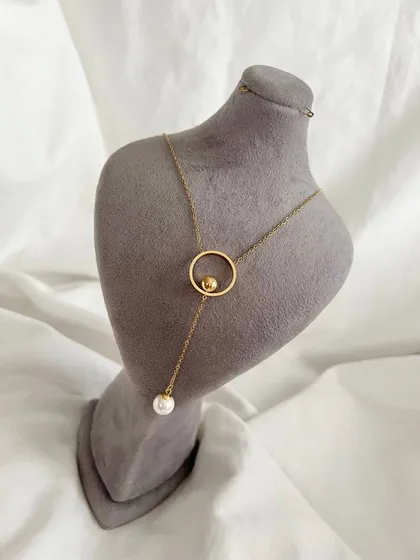 گردنبند گوی و مروارید