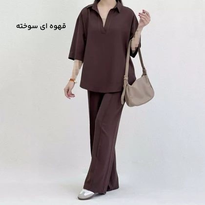 ست تونیک و شلوار زنانه لینن