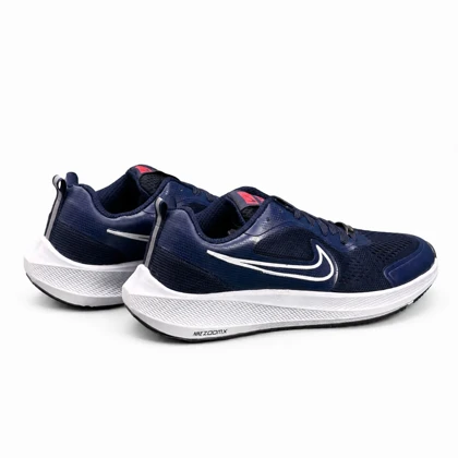 کفش کتانی مردانه و بزرگ پا مدل نایک زوم سرمه ای NIKE ZOOM