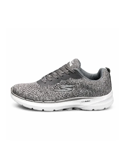 کفش کتانی مردانه مدل اسکیچرز زیره ماساژوری طوسی روشن Skechers