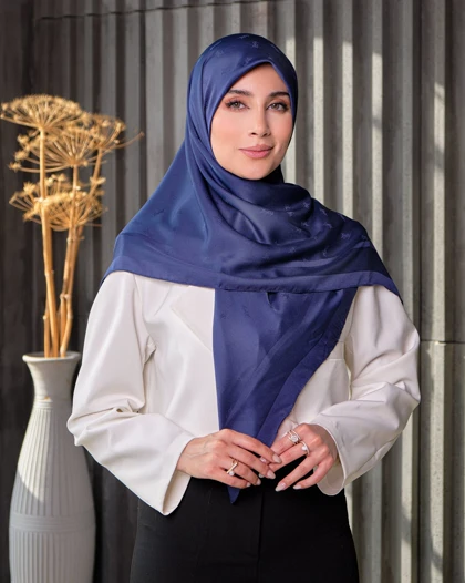 روسری ابریشم ژاکارد (قواره 120) 30124
