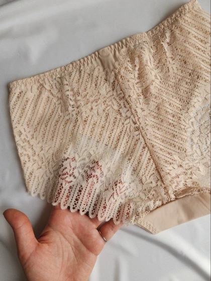 شورت تمام دانتل اروپایی BLUE ROSE کد: 5602