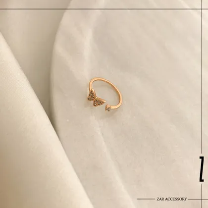 انگشتر زنانه بند انگشتی پروانه