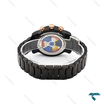 ساعت بولگاری زنانه سه موتوره کرنوگراف مشکی رزگلد Bvlgari-6169-L