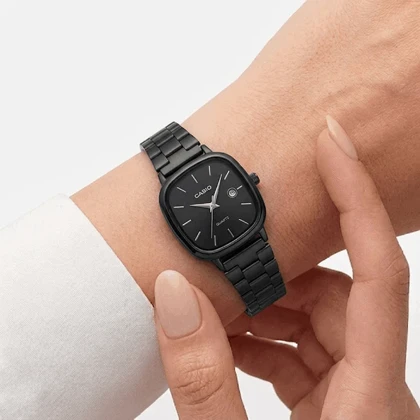 ست ساعت مچی عقربه‌ای کاسیو (Casio) طرح کلاسیک - مشکی