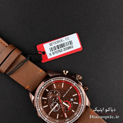 ساعت مچی مردانه اورجینال موتور ژاپن برند مینی فوکوس سه موتور مدل Mf0080G.01 بند چرم