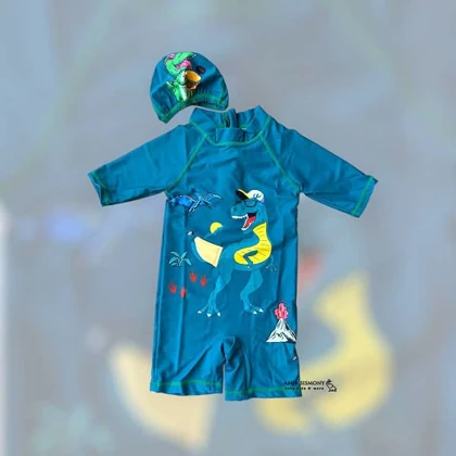 مایو یکسره پسرانه طرح ژوراسیک