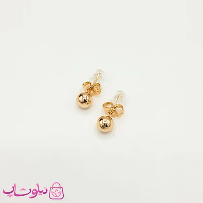 گوشواره میخی ژوپینگ مدل گوی کوچک