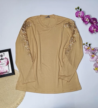 شومیز گیپوردار مدل سوگل کد 50271