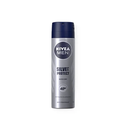 اسپری ضد تعریق مردانه مدل Silver Protect سیلور برند Nivea