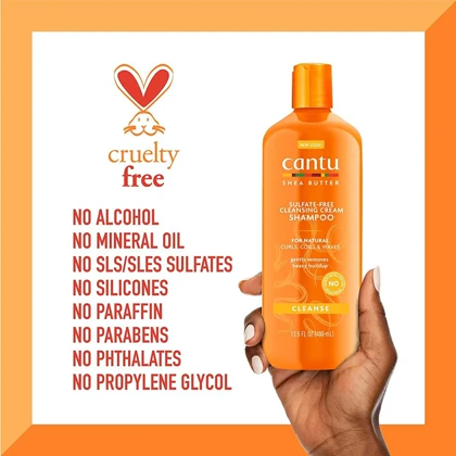 شامپو کرمی بدون سولفات موهای فر و مجعد کانتو حجم 400 میلی لیتر