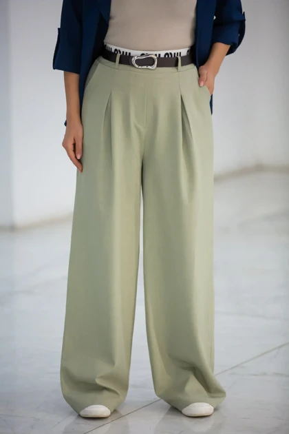 شلوار زنانه بزایاق کمر کش بافت