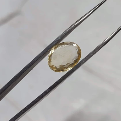 سنگ طبیعی سیترین تراش جواهری کد 2