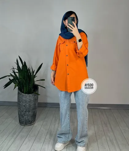 مانتو مداد رنگی پسته (ایراددار)