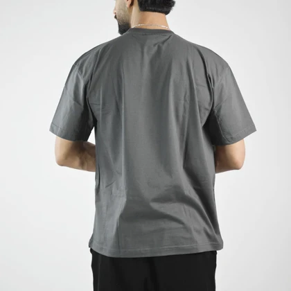 تیشرت باکسی اسپرت ردلی مدل SPL-4B0263 طوسی تیره