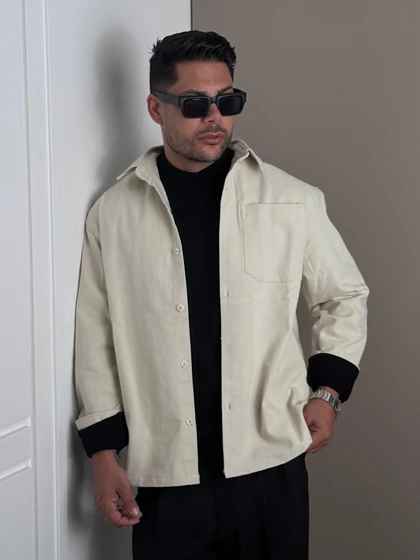 پیراهن کتان پاییزی
