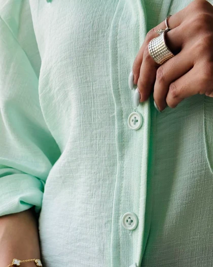 شومیز تک جیب شانتون کد 500427