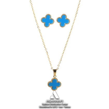 ست ونکلیف آبی Vancliffe Necklace & Earrings GB