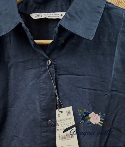 شومیز سورمه ای ZARA