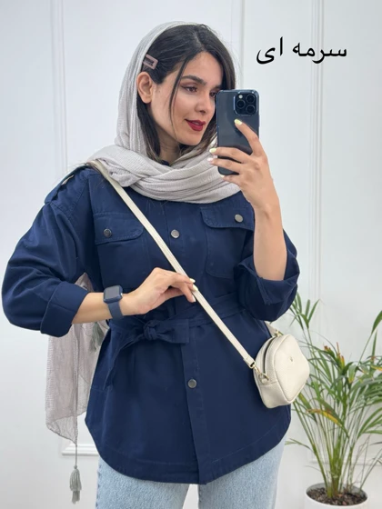 مانتو کتان جلوه