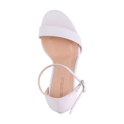 پاشنه‌بلند مدل لودشکا جلوباز سفید کد 1763