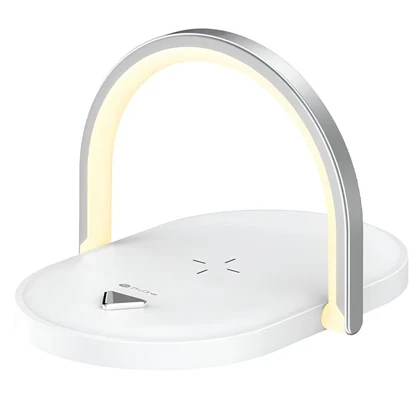 شارژر وایرلس فست شارژ و چراغ خواب رومیزی پرووان PWL815