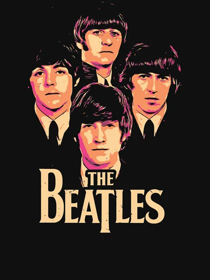 تیشرت گروه موسیقی beatles بیتلز big mouth Essential کد 183516