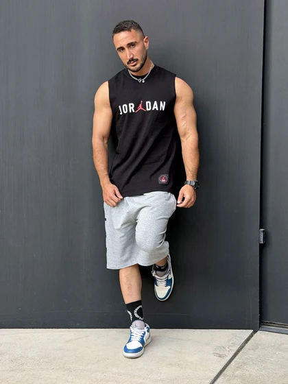 رکابی ورزشی حلقه‌ای JORDAN مشکی