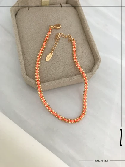 پابند توپی نواری رنگی